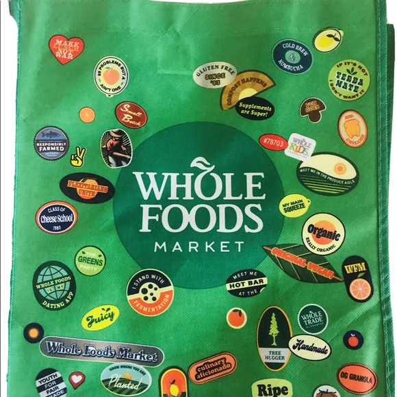 Whole Foods Reusable Bag Shopping Bag New - Picture 1 of 4